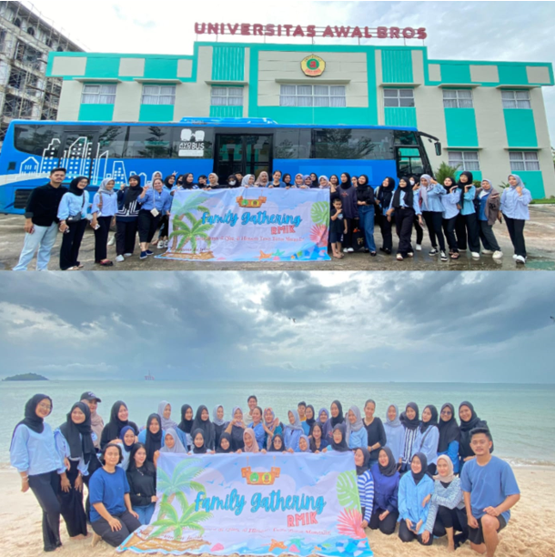 FAMILY GATHERING OLEH KELUARGA BESAR PRODI REKAM MEDIS DAN INFORMASI KESEHATAN UNIVERSITAS AWAL BROS (PSDKU) TAHUN 2024