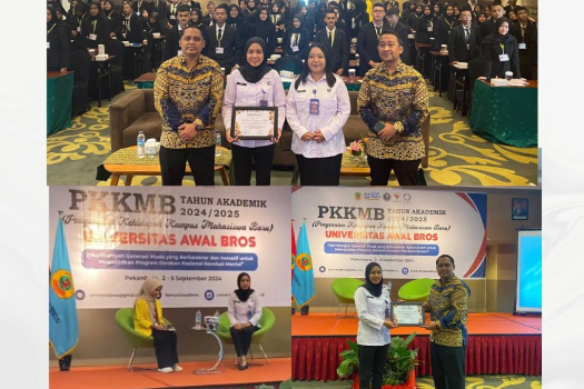 Viola Nindita Purnamasari, SKM menjadi narasumber mewakili BNN Provinsi Riau dalam acara PKKMB UAB