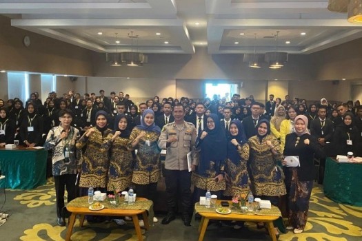 Tema tentang Entrepreneurship juga hadir di PKKMB UAB yang di sampaikan oleh Shiella Priscilla