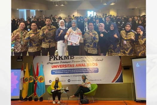Cut Diana Putri,S.H membahas tentang Membangun Growth Mindset Dalam Diri untuk Menghadapi Perkembangan Teknologi di Era di PKKMB UAB